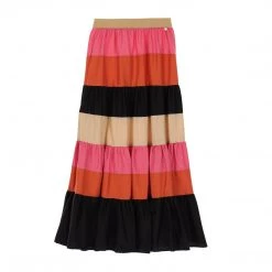 Indigo Boutique Dixie Color Block Maxi Skirt New Arrivals