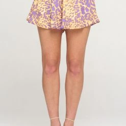 Indigo Boutique Animal Print Airflow Shorts
