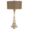 Indigo Boutique OLD STONE WASH LAMP WITH WARM STONE LINEN SHADE