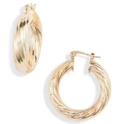 Indigo Boutique Milan Medium Hoop New Arrivals