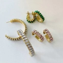 Indigo Boutique CANDY BAR HOOPS