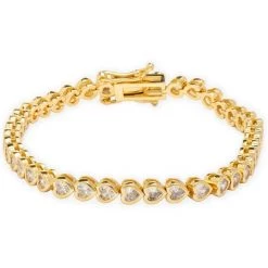 Indigo Boutique New Arrivals PURE HEART TENNIS BRACELET