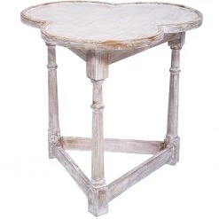 Indigo Boutique CLOVER GATE LEG TABLE - SCRUBBED PINE Furniture