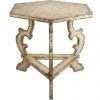 Indigo Boutique FRENCH WHITE SIX SIDED TABLE Furniture