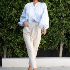 Indigo Boutique Tops Maude Bubble Hem Top