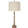 Indigo Boutique Furniture ANTIQUE GOLD BUFFET LAMP WITH WARM LINEN SHADE