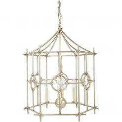 Indigo Boutique SILVER SIX SIDED PARK CHANDELIER Furniture