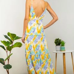 Indigo Boutique New Arrivals Summer Goddess Maxi Dress - Blue