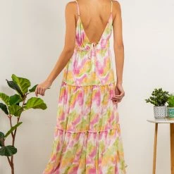 Indigo Boutique New Arrivals Summer Goddess Maxi Dress - Pink