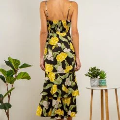 Indigo Boutique Vineyard Trip Midi Dress