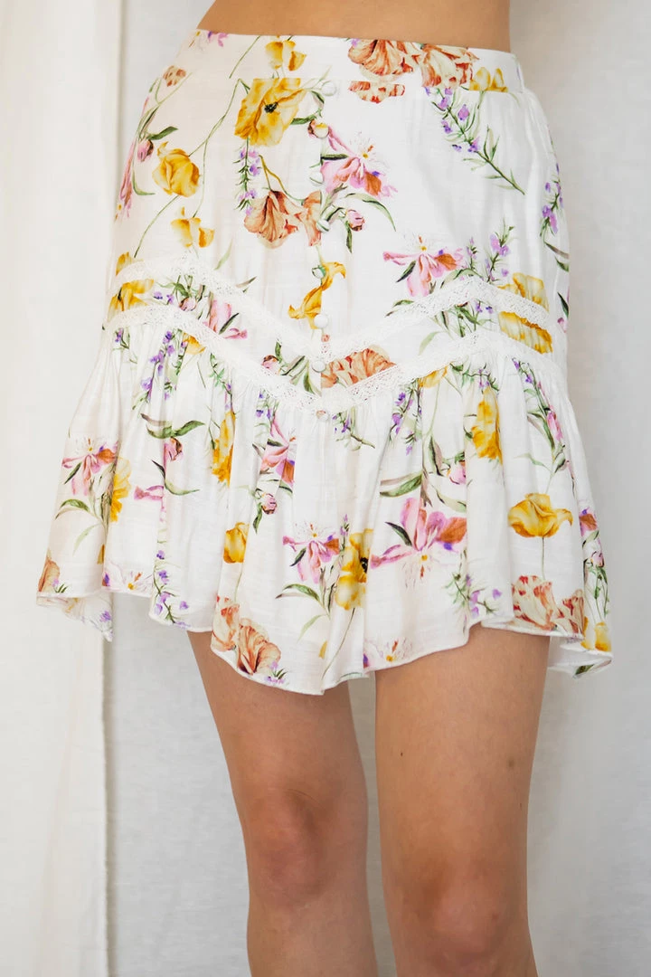 Indigo Boutique May Showers Ruffle Mini Skirt 5 Indigo Boutique May Showers Ruffle Mini Skirt