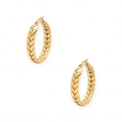 Indigo Boutique Mallory Braided Hoops