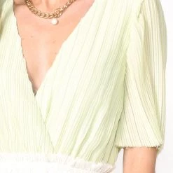 Indigo Boutique New Arrivals Felicia Tiered Colorblock Pleated Dress