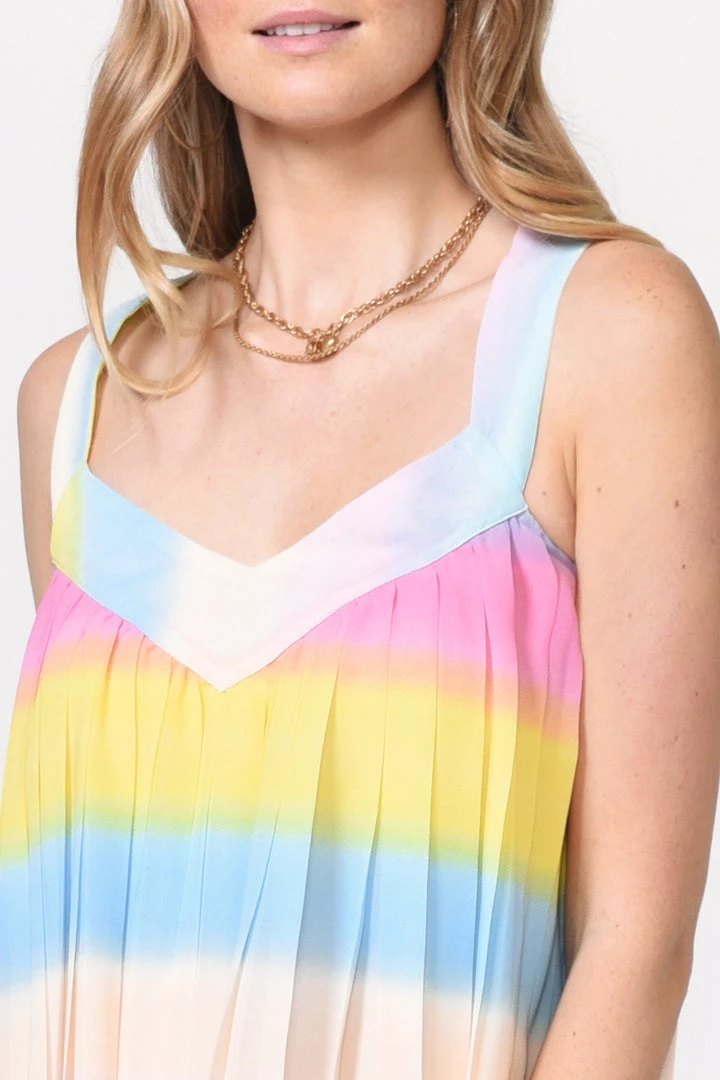 Indigo Boutique New Arrivals Lizzy Ombre Pleated Babydoll Dress 4 Indigo Boutique New Arrivals Lizzy Ombre Pleated Babydoll Dress