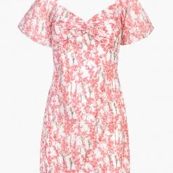 Indigo Boutique Collen Embroidered Lace Puff Sleeve Dress