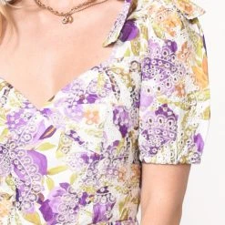 Indigo Boutique Gina Embroidered Eyelet Romper New Arrivals