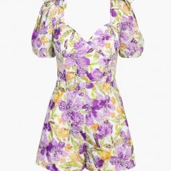 Indigo Boutique Gina Embroidered Eyelet Romper New Arrivals