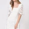 Indigo Boutique Bonvi Scalloped Embroidered Dress New Arrivals