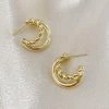 Indigo Boutique Gold Tone Baby Hoop Bracha Jewelry