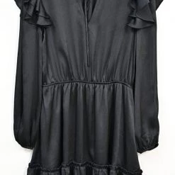 Indigo Boutique Dresses Ruffle Sleeve Dress