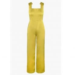 Indigo Boutique Jumpsuits Chartreuse Wide Leg Jumpsuit