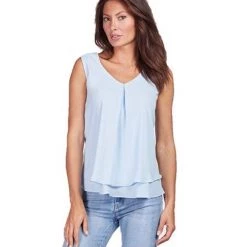 Indigo Boutique Franky Lyman Ruffle Woven Blouse