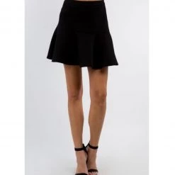 Indigo Boutique Black Ruffle Skirt Bottoms