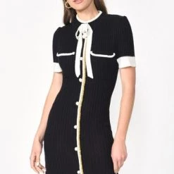 Indigo Boutique Nina Button Front Sweater Dress