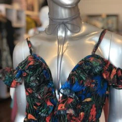 Indigo Boutique Accessories Grey Tie Wrap Leather Choker