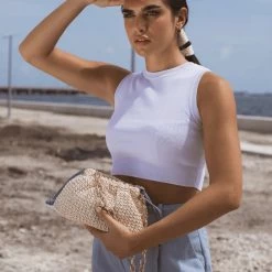 Indigo Boutique Brea Straw Handbag New Arrivals