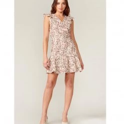 Indigo Boutique Dresses Laurie Lurex Speckled Tweed Fit And Flare Dress