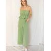 Indigo Boutique Mint Ruffle Jumpsuit