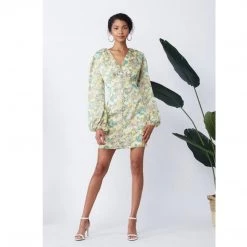 Indigo Boutique Floral Print Mini Dress Dresses