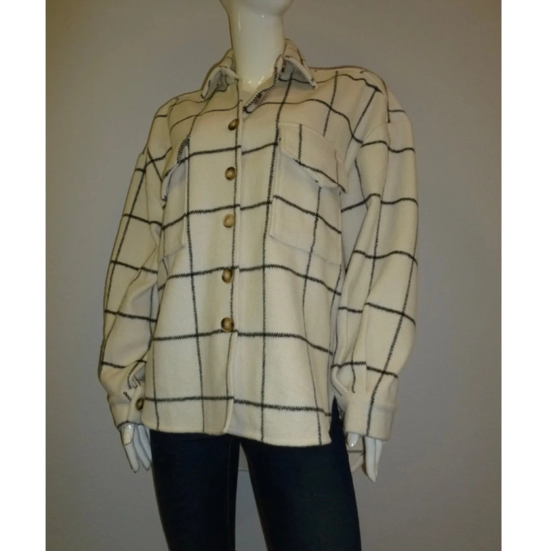 Indigo Boutique Flannel Shirt Jacket 3 Indigo Boutique Flannel Shirt Jacket