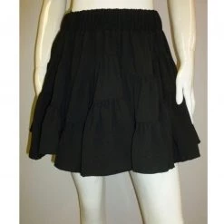 Indigo Boutique Pocket Skort In Black Bottoms