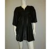 Indigo Boutique Satin Kimono Romper Black