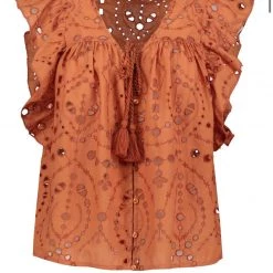 Indigo Boutique NADIA FLUTTER SLEEVE TOP New Arrivals