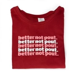 Indigo Boutique New Arrivals Better Not Pout Hello Mello® Holiday Lounge Sweater