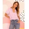 Indigo Boutique Blair Burnout Blouse New Arrivals