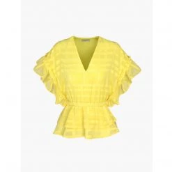 Indigo Boutique Tops Gracie Smocked Neck