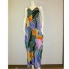 Indigo Boutique Multi V Neck Maxi Blue