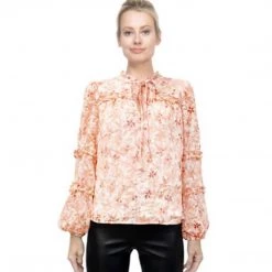 Indigo Boutique Tops French Rose Blouse