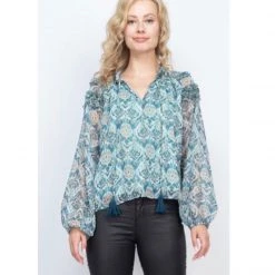 Indigo Boutique Peacock Blouse