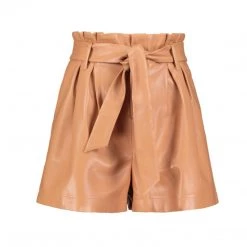 Indigo Boutique Vegan Leather Tie Waist Short