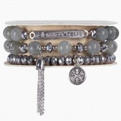 Indigo Boutique Souls Stack Set Of 3 Bracelets Accessories