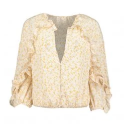 Indigo Boutique Celestial Ruffle Top New Arrivals