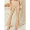 Indigo Boutique Flare Pullon Pant In Taupe