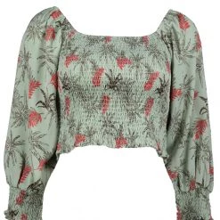 Indigo Boutique Elsa Smock Top - Tropicale