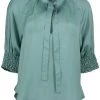 Indigo Boutique New Arrivals Harper Smock Top - Sea Glass
