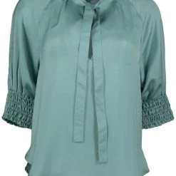 Indigo Boutique New Arrivals Harper Smock Top - Sea Glass